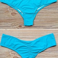 Baby Blue Cheeky Scrunch Bottom - Thumbnail 1