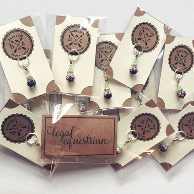 The legal equestrian tack charm