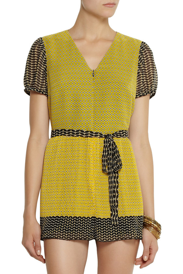 Anna Sui Silk Romper