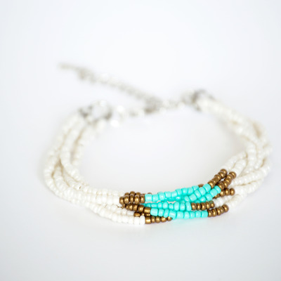 Braided seed bead bracelet - Thumbnail 5