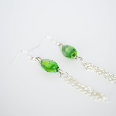 Peridot dangle earrings - Thumbnail 5