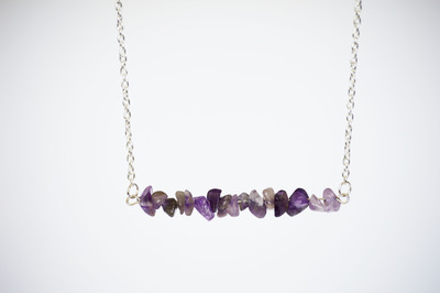 Amethyst Chip Necklace
