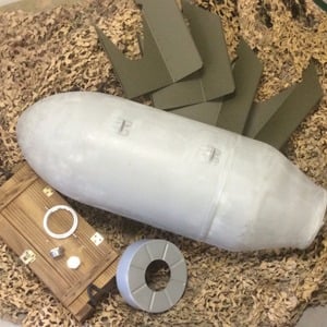 AN-M65 1000 LB GP BOMB REPLICA - Stage 2 KIT - Museum Quality