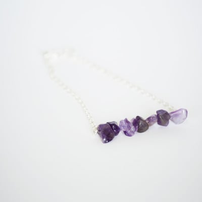 Amethyst chip bracelet - Thumbnail 1