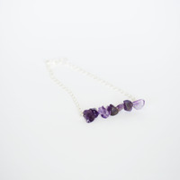 Amethyst Chip Bracelet - Thumbnail 1