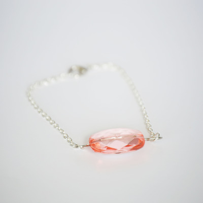 Peach bead bracelet - Thumbnail 4