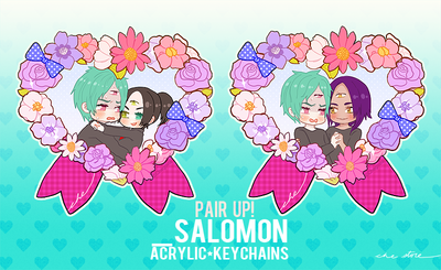 Pair up! _Salomon Acrylic Keychain