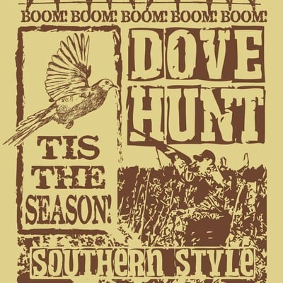 Dove hunt-old gold