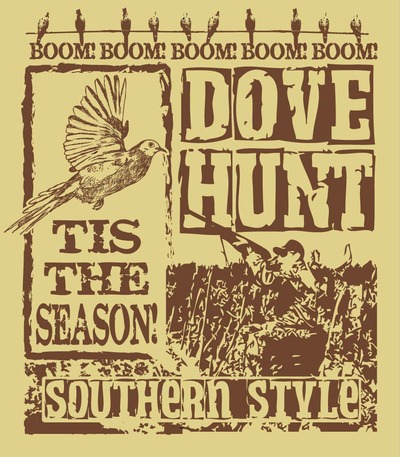 Dove hunt-old gold
