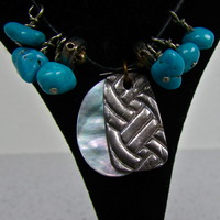 Silver and Turquoise necklace - Thumbnail 2