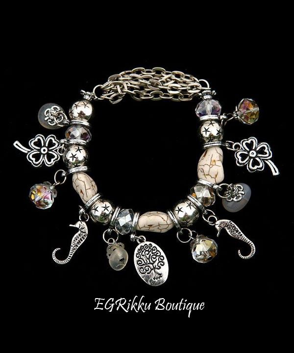 Brand New Silver Seahorse Bracelet 
