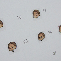 Criminal Minds Stickers - 2 kinds of stickers - Dr. Reid - Thumbnail 2