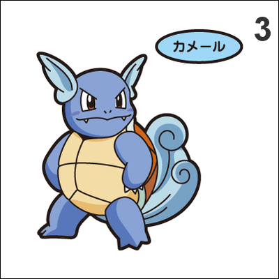 008 wartortle pan stickers pokemon - Thumbnail 5