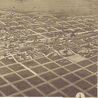 Bismarck, North Dakota in 1883 - Bird's Eye View Map, Aerial, Panorama, Vintage, Antique, Reproduction, Giclée, Framable, Fine Art, Wall Map - Thumbnail 2