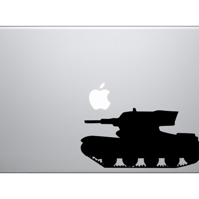 World war 2 ii - tank version 2 - classic military armor - vinyl decal for laptops, macbook, tablets and cars 