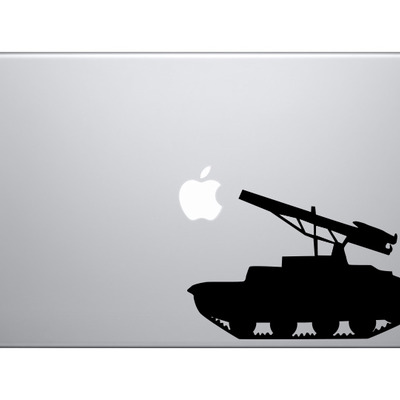 World war 2 ii - tank version 5 - missile military armor - vinyl decal for laptops, macbook, tablets and cars 