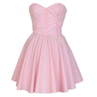  pastel pink party dress 