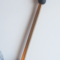 DIY Fabric Grey Flower Necklace NL0762 - Thumbnail 4