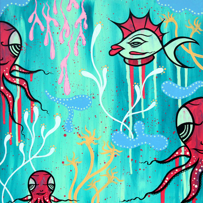 Original painting - the wi-fi is weak here