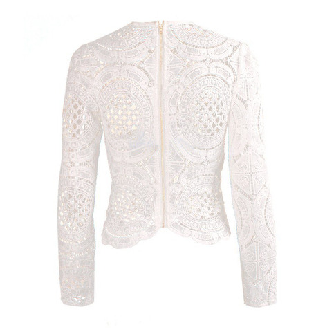 White Crochet top Cotton Lace
