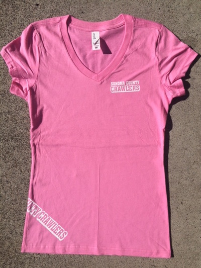 Pink T-Shirt w/ White