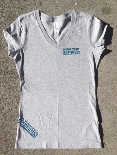 Gray T-Shirt w/ Teal