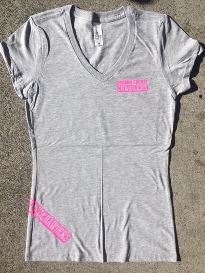 Gray T-Shirt w/ Pink