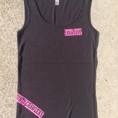 Black tank w/ pink