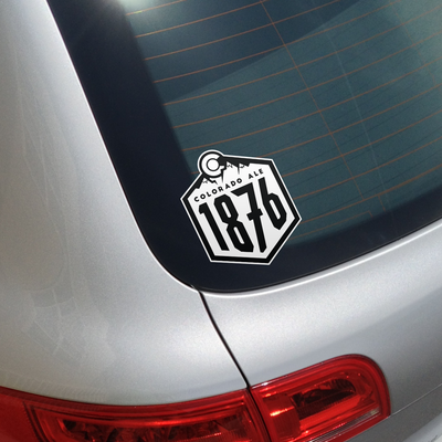 1876 ale vinyl decal