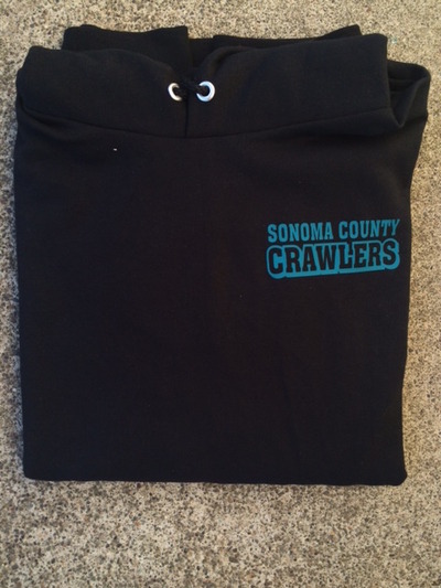 Black Hoodie w/ Teal