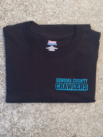 Black T-Shirt w/ Teal