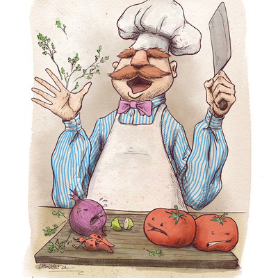 Master swedish chef - print