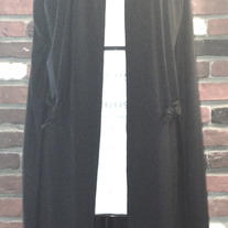 Black Ocean Oversized Open Cardi