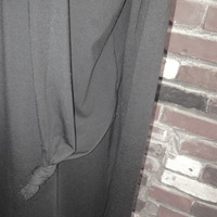 Black Ocean Oversized Open Cardi - Thumbnail 1