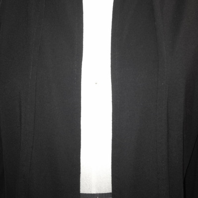 Black ocean oversized open cardi