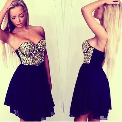 Navy blue prom dress,sexy prom dress,sweetheart prom dress,open back prom dress,chiffon prom dress,short homecoming dresses,bds00129