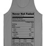 Faded Nutrition Facts - 3 Colors - Thumbnail 1