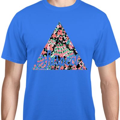 Pyramid scheme t-shirt (blue