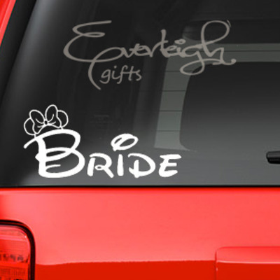 Bride vinyl decal