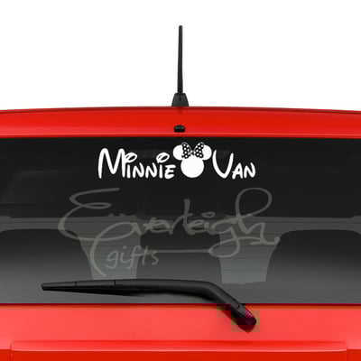 Minnie van decal 