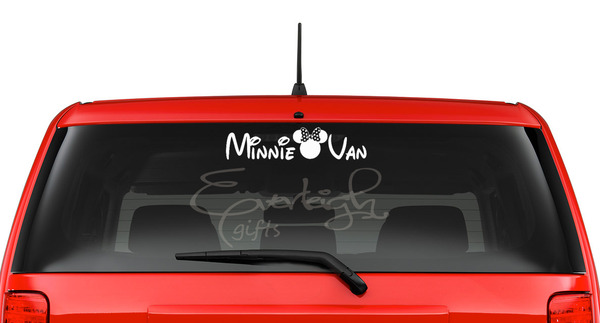Minnie Van Decal 
