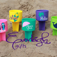Personalized Beach Drink Holder - Thumbnail 2