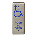 HANDICAP STAINLESS STEEL EXIT PUSH PLATE