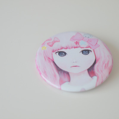 Cute spring badge