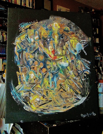 Never Ever until she do.  a painting