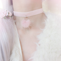 ⚫ ⚪ Furry PomPom Choker ⚫ ⚪-4