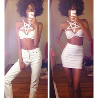 White Dolly Pentagram Harness - Thumbnail 2