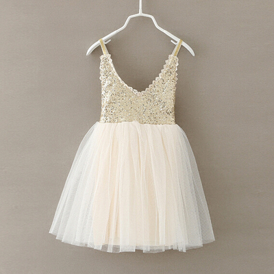 Sequin lace v neck party tutu dresses