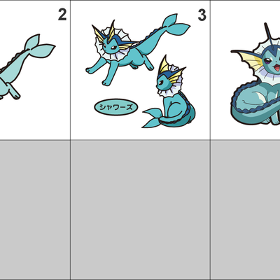 134 vaporeon pan stickers pokemon - Thumbnail 5