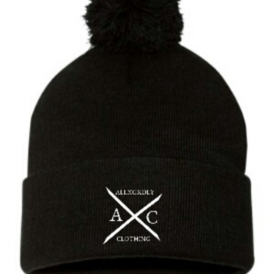 Pomtop ac cross logo beanie 